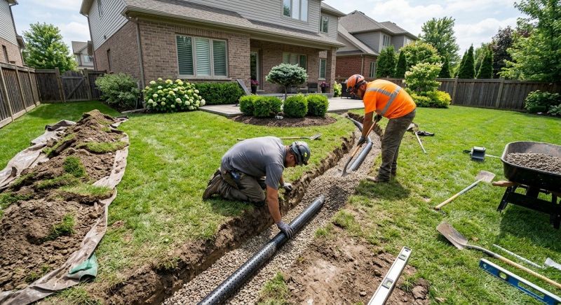 Yard Drain Installation in Tuscaloosa, AL