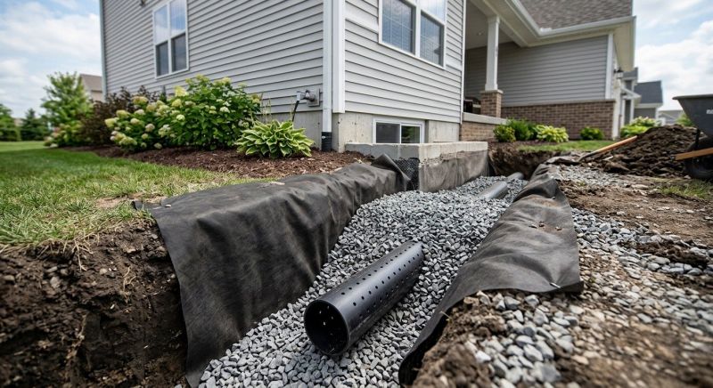Channel Drain Installation in Tuscaloosa, AL