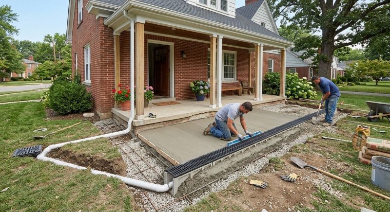 Rainwater Drain Installation in Birmingham, AL