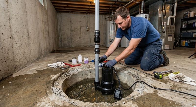 Sump Pump Installation in Framingham, MA
