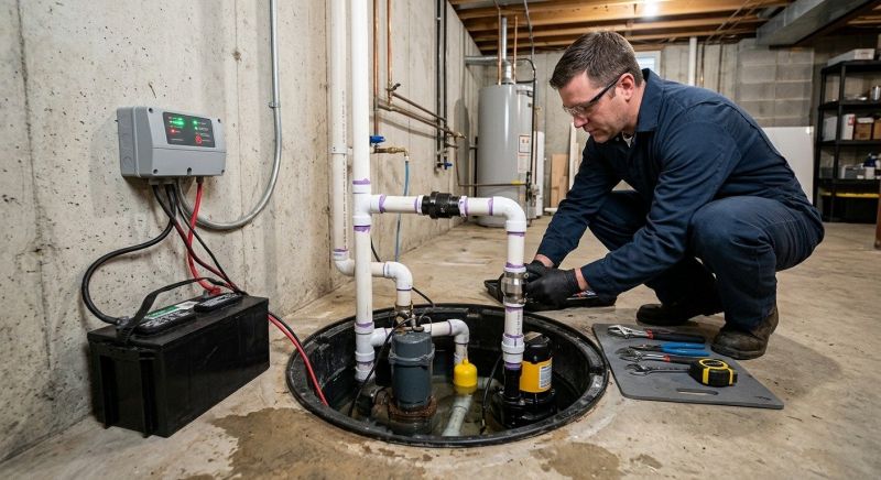 Sump Pump Relocation in Pompano Beach, FL