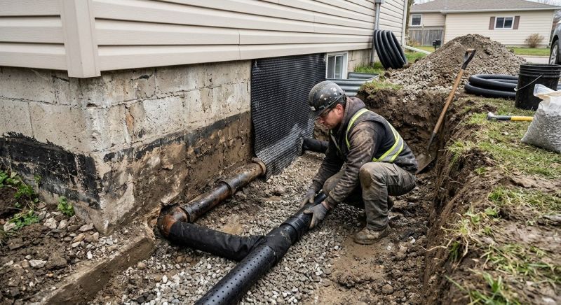 Weeping Tile Repair in Providence, RI
