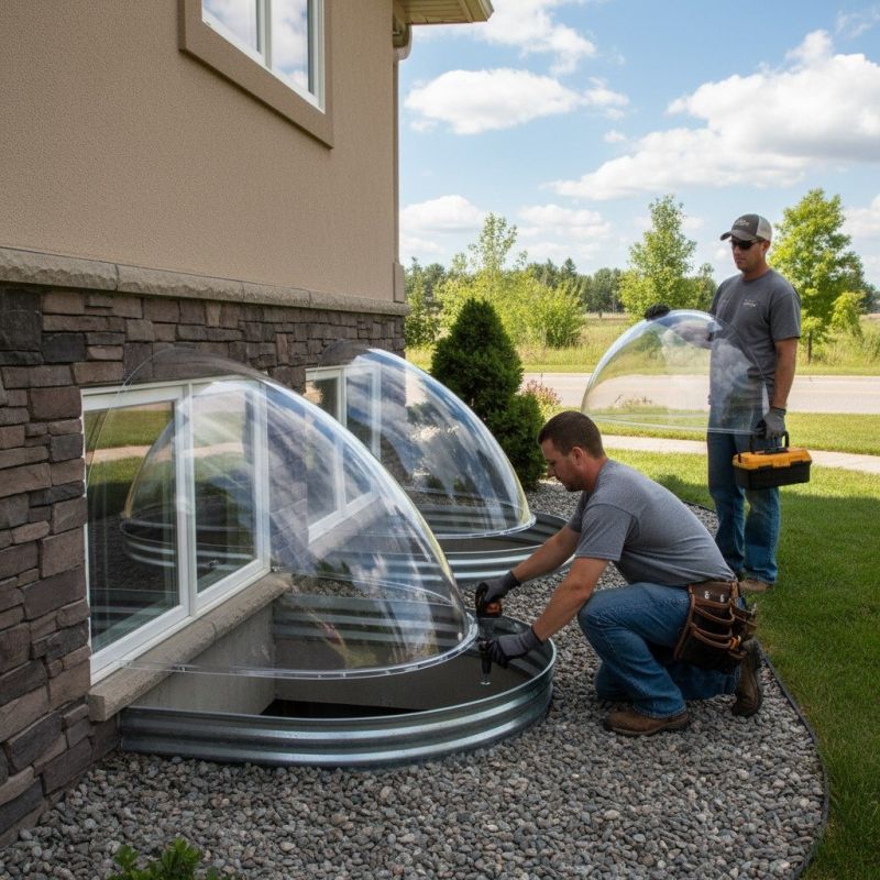 Window Well Cover Installation in Overland Park, KS