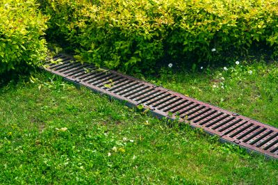 Yard Drainage Ditch Installation